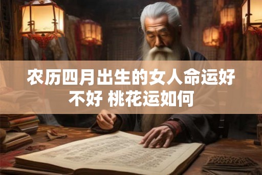 农历四月出生的女人命运好不好 桃花运如何