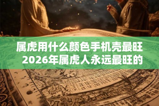 属虎用什么颜色手机壳最旺  2026年属虎人永远最旺的颜色