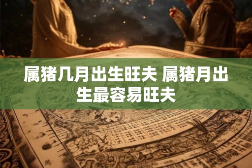 属猪几月出生旺夫 属猪月出生最容易旺夫 属猪几月出生旺夫 属猪月出生最容易旺夫