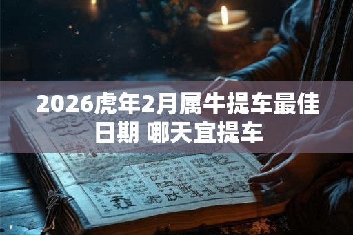 2026虎年2月属牛提车最佳日期 哪天宜提车 2026虎年2月属牛提车最佳日期 哪天宜提车