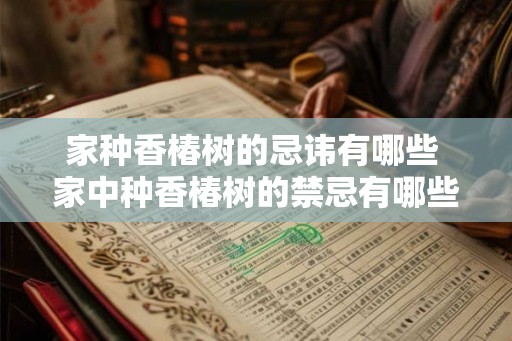 家种香椿树的忌讳有哪些 家中种香椿树的禁忌有哪些