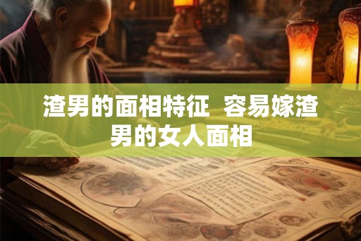 渣男的面相特征  容易嫁渣男的女人面相