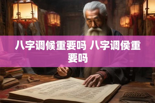 八字调候重要吗 八字调侯重要吗