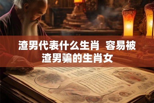 渣男代表什么生肖  容易被渣男骗的生肖女