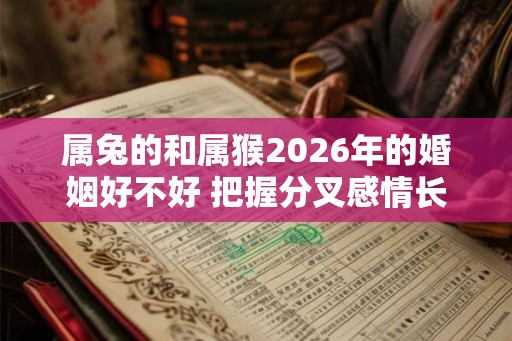 属兔的和属猴2026年的婚姻好不好 把握分叉感情长久