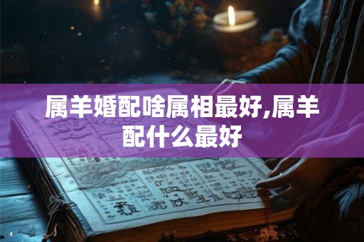 属羊婚配啥属相最好,属羊配什么最好
