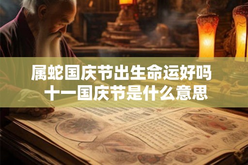 属蛇国庆节出生命运好吗  十一国庆节是什么意思