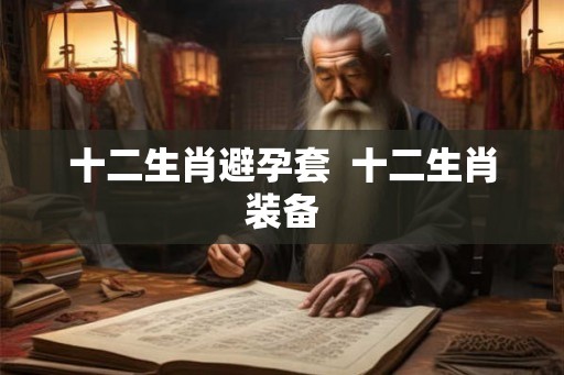 十二生肖避孕套  十二生肖装备