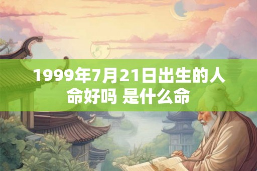 1999年7月21日出生的人命好吗 是什么命