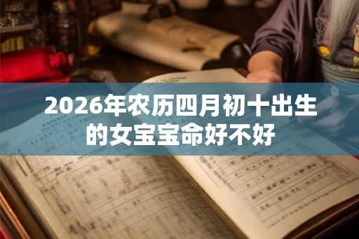 2026年农历四月初十出生的女宝宝命好不好