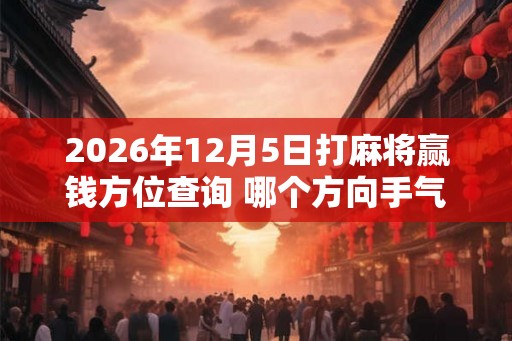 2026年12月5日打麻将赢钱方位查询 哪个方向手气佳