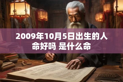 2009年10月5日出生的人命好吗 是什么命
