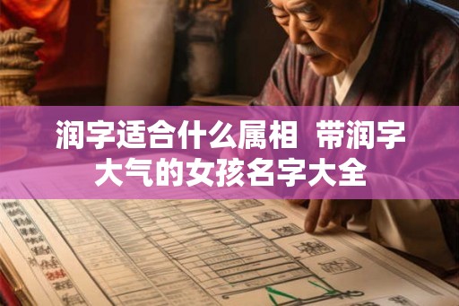 润字适合什么属相  带润字大气的女孩名字大全