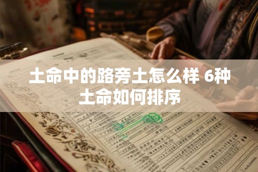 土命中的路旁土怎么样 6种土命如何排序