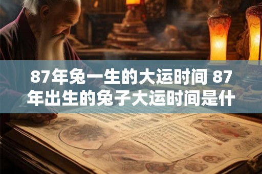87年兔一生的大运时间 87年出生的兔子大运时间是什么 87年兔一生的大运时间 87年出生的兔子大运时间是什么