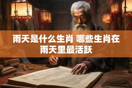 雨天是什么生肖 哪些生肖在雨天里最活跃