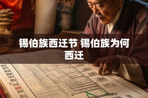 锡伯族西迁节 锡伯族为何西迁