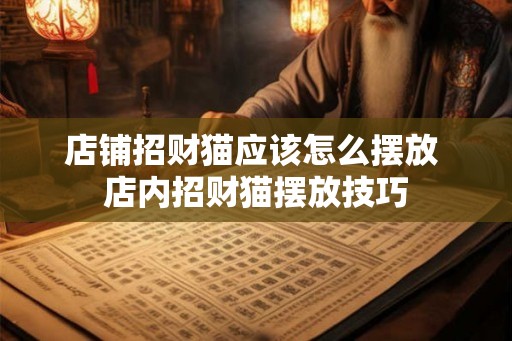 店铺招财猫应该怎么摆放 店内招财猫摆放技巧 店铺招财猫应该怎么摆放 店内招财猫摆放技巧