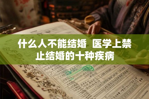 什么人不能结婚  医学上禁止结婚的十种疾病