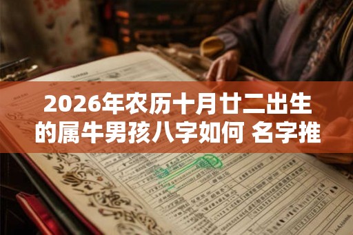 2026年农历十月廿二出生的属牛男孩八字如何 名字推荐