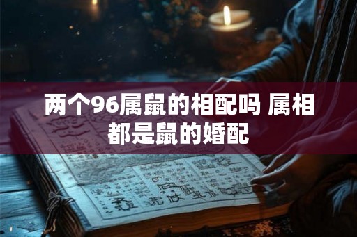 两个96属鼠的相配吗 属相都是鼠的婚配