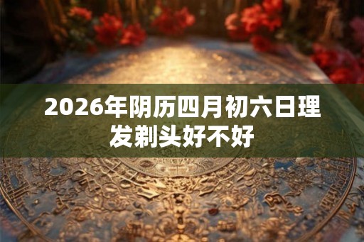2026年阴历四月初六日理发剃头好不好