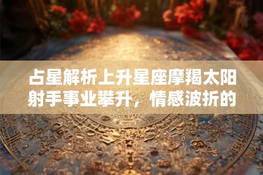 占星解析上升星座摩羯太阳射手事业攀升，情感波折的命盘