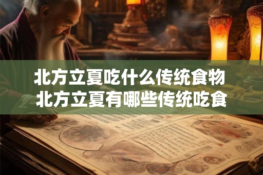 北方立夏吃什么传统食物 北方立夏有哪些传统吃食