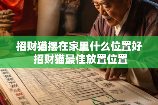 招财猫摆在家里什么位置好 招财猫最佳放置位置