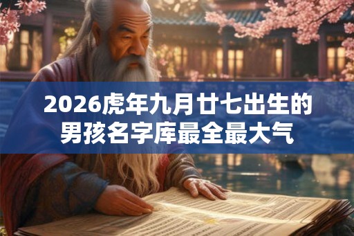 2026虎年九月廿七出生的男孩名字库最全最大气 2026虎年九月廿七出生的男孩名字库最全最大气