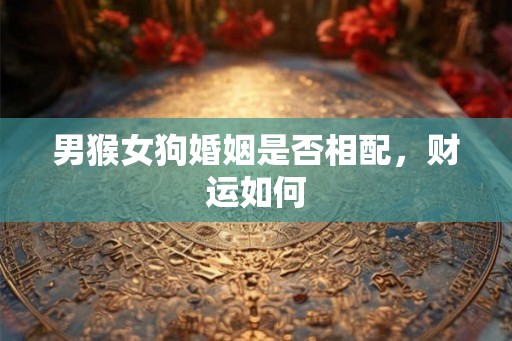 男猴女狗婚姻是否相配，财运如何