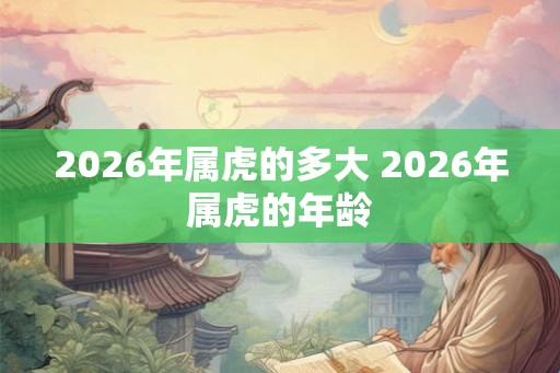 2026年属虎的多大 2026年属虎的年龄 2026年属虎的多大 2026年属虎的年龄