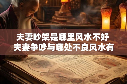 夫妻吵架是哪里风水不好 夫妻争吵与哪处不良风水有关