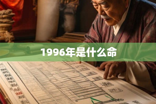 1996年是什么命