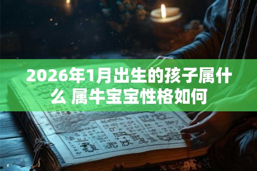 2026年1月出生的孩子属什么 属牛宝宝性格如何