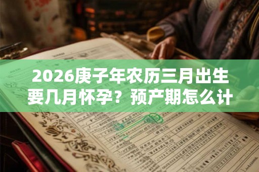 2026庚子年农历三月出生要几月怀孕？预产期怎么计算？