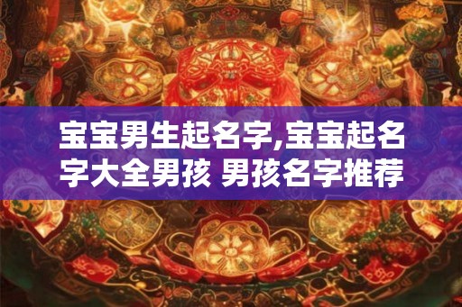宝宝男生起名字,宝宝起名字大全男孩 男孩名字推荐 宝宝男生起名字,宝宝起名字大全男孩 男孩名字推荐