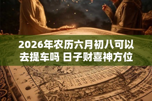 2026年农历六月初八可以去提车吗 日子财喜神方位