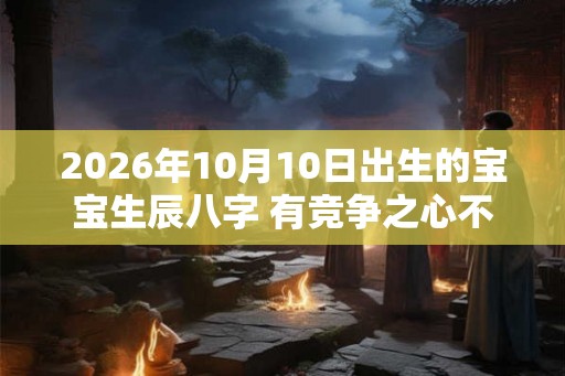 2026年10月10日出生的宝宝生辰八字 有竞争之心不肯服输 2026年10月10日出生的宝宝生辰八字 有竞争之心不肯服输
