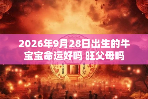 2026年9月28日出生的牛宝宝命运好吗 旺父母吗