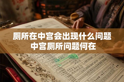 厕所在中宫会出现什么问题 中宫厕所问题何在