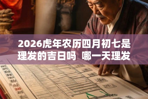 2026虎年农历四月初七是理发的吉日吗  哪一天理发最吉利