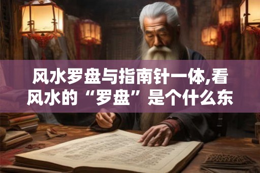 风水罗盘与指南针一体,看风水的“罗盘”是个什么东西