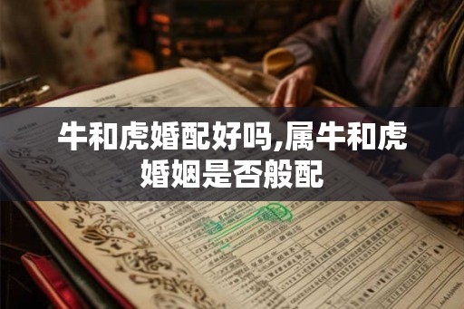 牛和虎婚配好吗,属牛和虎婚姻是否般配