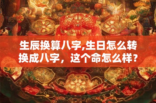 生辰换算八字,生日怎么转换成八字,这个命怎么样? 生辰换算八字,生日怎么转换成八字,这个命怎么样?
