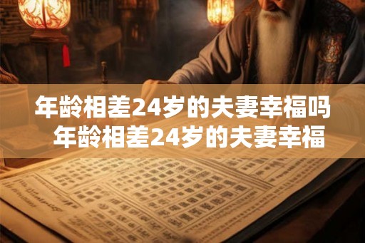 年龄相差24岁的夫妻幸福吗  年龄相差24岁的夫妻幸福吗