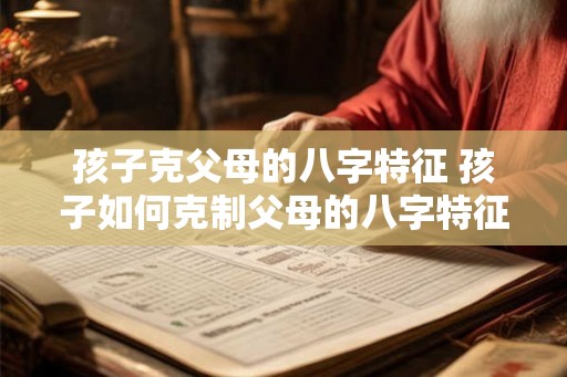 孩子克父母的八字特征 孩子如何克制父母的八字特征