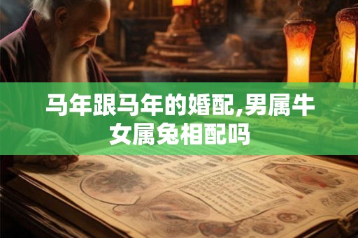 马年跟马年的婚配,男属牛女属兔相配吗