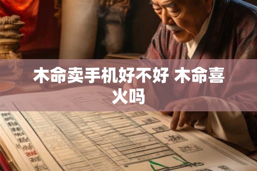 木命卖手机好不好 木命喜火吗