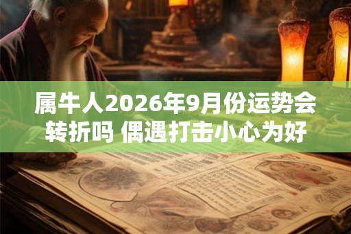 属牛人2026年9月份运势会转折吗 偶遇打击小心为好